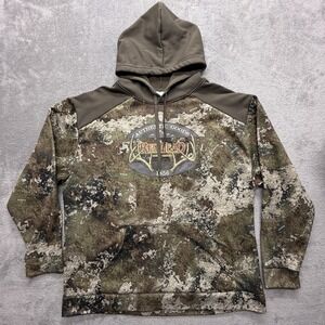 Red Head‎ Brand Co. Hoodie Mens 2XL Multicolor Camouflage Fleece Pullover